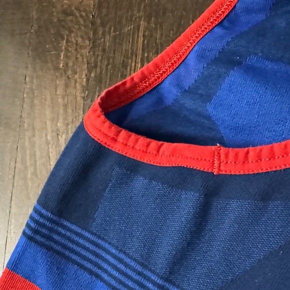 Used LNDR Blue and Red Striped Sports Bra XS/S - Picture 10 of 11
